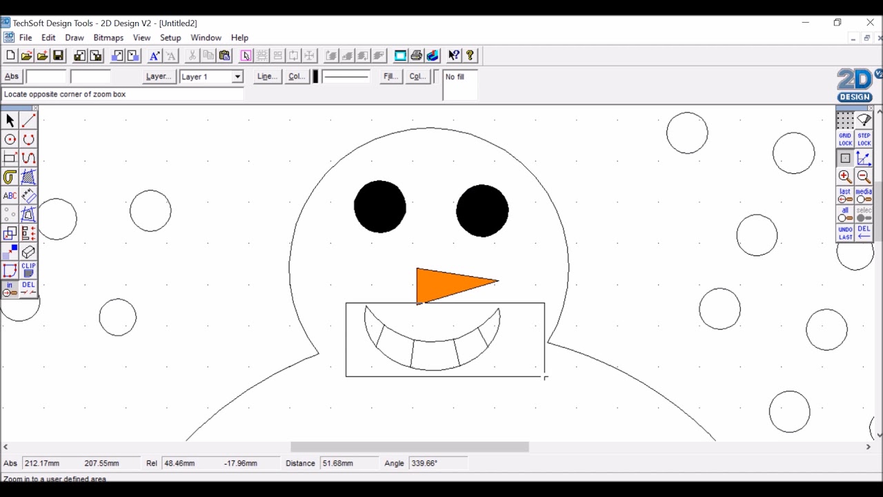 Lesson 1 - Part 3 - Apply colour to your snowman - 2D Design - YouTube