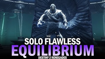 Solo Flawless Equilibrium Dungeon [Destiny 2]