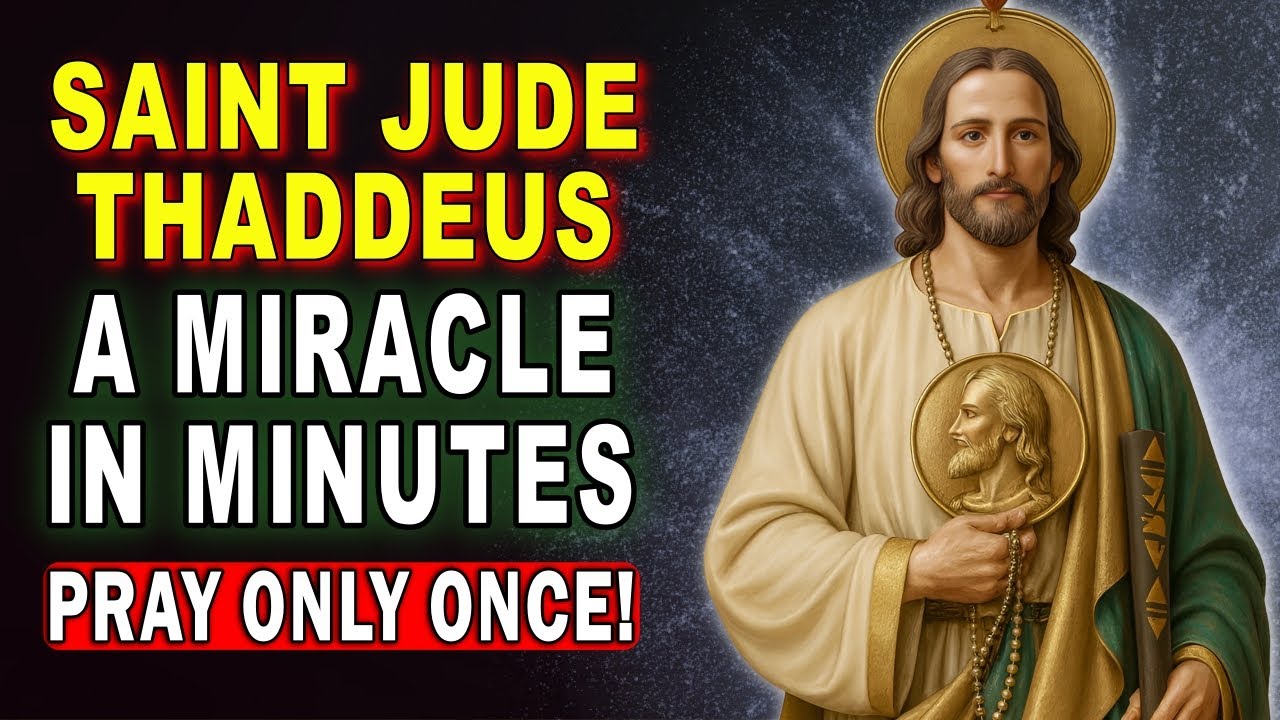 PRAYER TO SAINT JUDE THADDEUS✝️TO RECEIVE HEALTH,MONEY,WORK AND IMPOSSIBLE,DIFFICULT OR URGENT CASES
