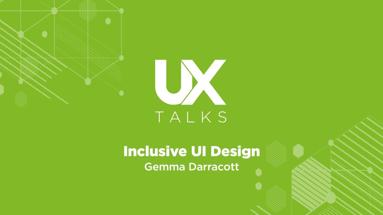 Inclusive UI Design - UX Talks July 2017 - YouTube