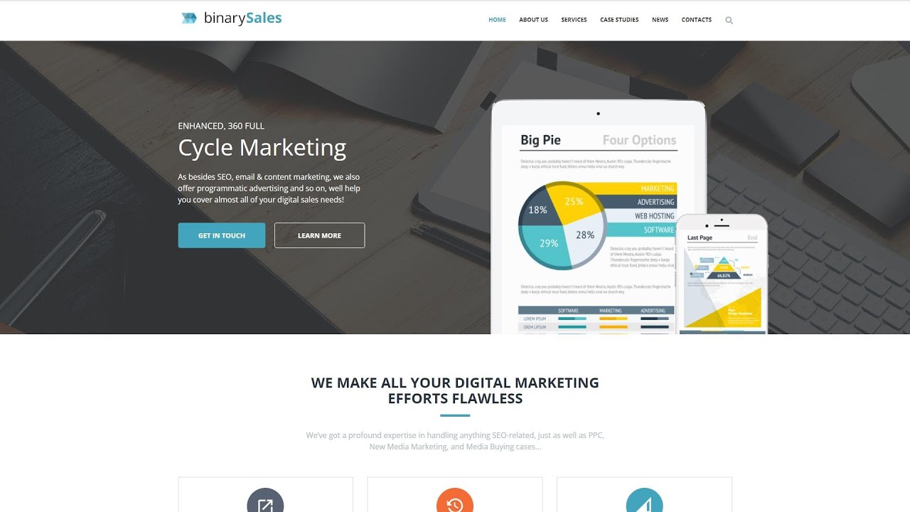 SEO & Digital Marketing WordPress Theme by ZEMEZ Website Template ...