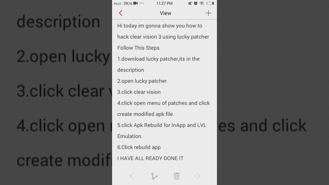 Clear Vision 1 Hacked