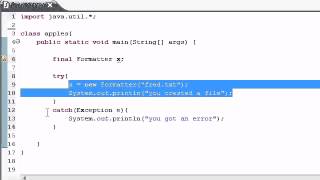 Famous Java Programming Tutorial   79   Creating Files Wealth