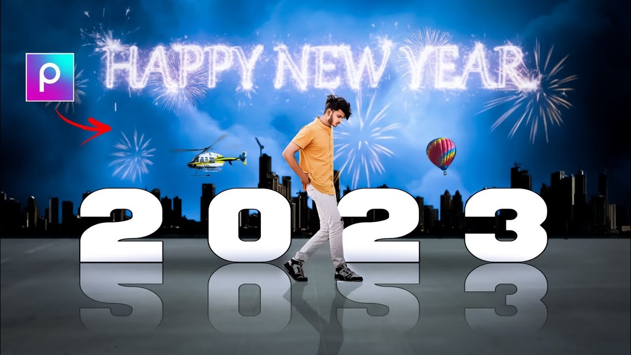 HAPPY NEW YEAR 2023 PHOTO EDITING IN PICSART || NEW YEAR PHOTO EDITING || PICSART NEW YEAR PHOTOEDIT