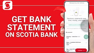 How to Get Bank Statement on Scotia Bank