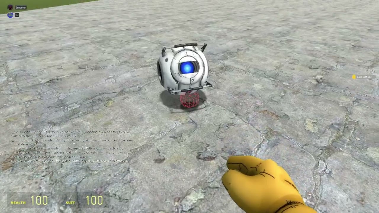 What if chell never put a portal on the moon.