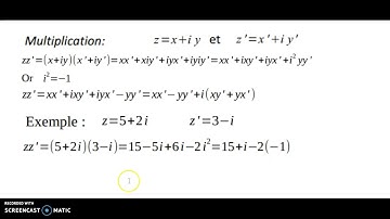 Complexes 2 addition multiplication