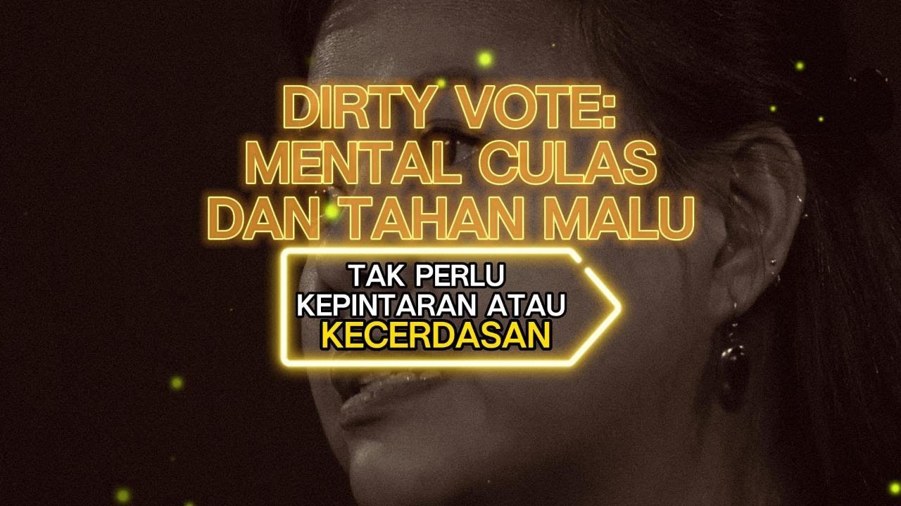 Dirty Vote: Mental Culas & Tahan Malu | Closing Statement Bivitri Susanti