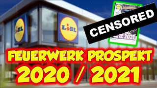 LIDL SILVESTER FEUERWERK PROSPEKT 2020 / 2021 😍 | KOMPLETTES SORTIMENT | #ProfessorPyro