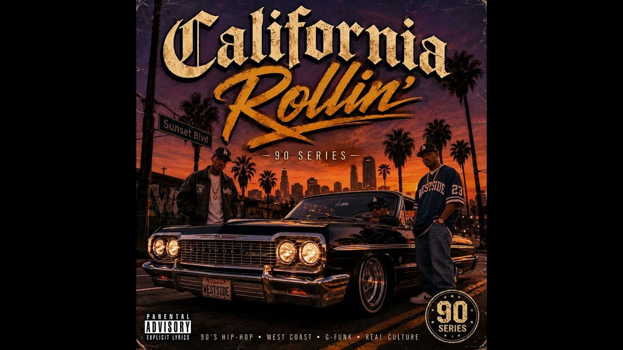 California Rollin' | 90 SERIES | 90's West Coast Rap | G-Funk