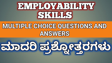 #BA5thSemester #EMPLOYABILITY SKILLS | ಮಾದರಿ ಪ್ರಶ್ನೆ ಪತ್ರಿಕೆ | very important questions and answers