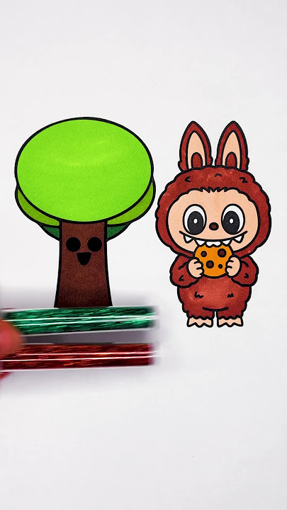 🌳 Sprunki Mr. Tree & Cute Fluffy Toy 🤎✨ #glitter #art #sprunki #color #toy #trending