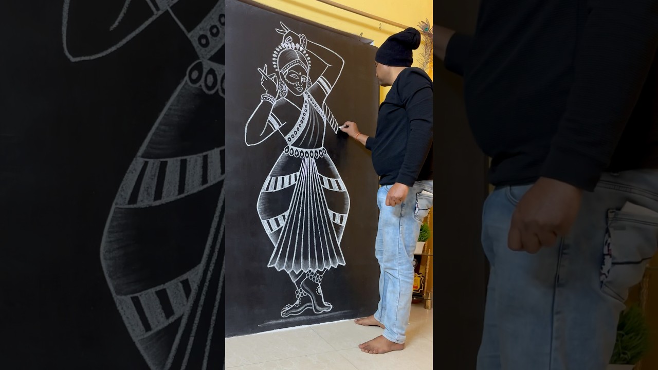 Classical dancer drawing ✍️ 