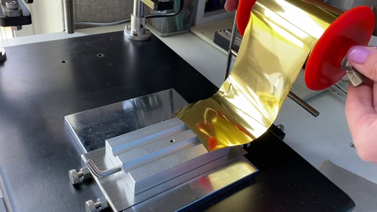 How to Foil Stamp Pencils Using the Foilcraft EZ Pro 4x3 YouTube