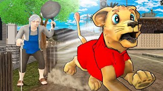 MY STRICT GRANDMA is trying to SMACK ME... (Schoolboy Runaway) screenshot 4