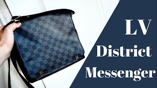Louis Vuitton NM District Messenger Bag Review Try On Damier Graphite Black - Virgil Abloh