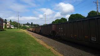 Northbound BNSF 8562 Leads A Coal Train with all end power.