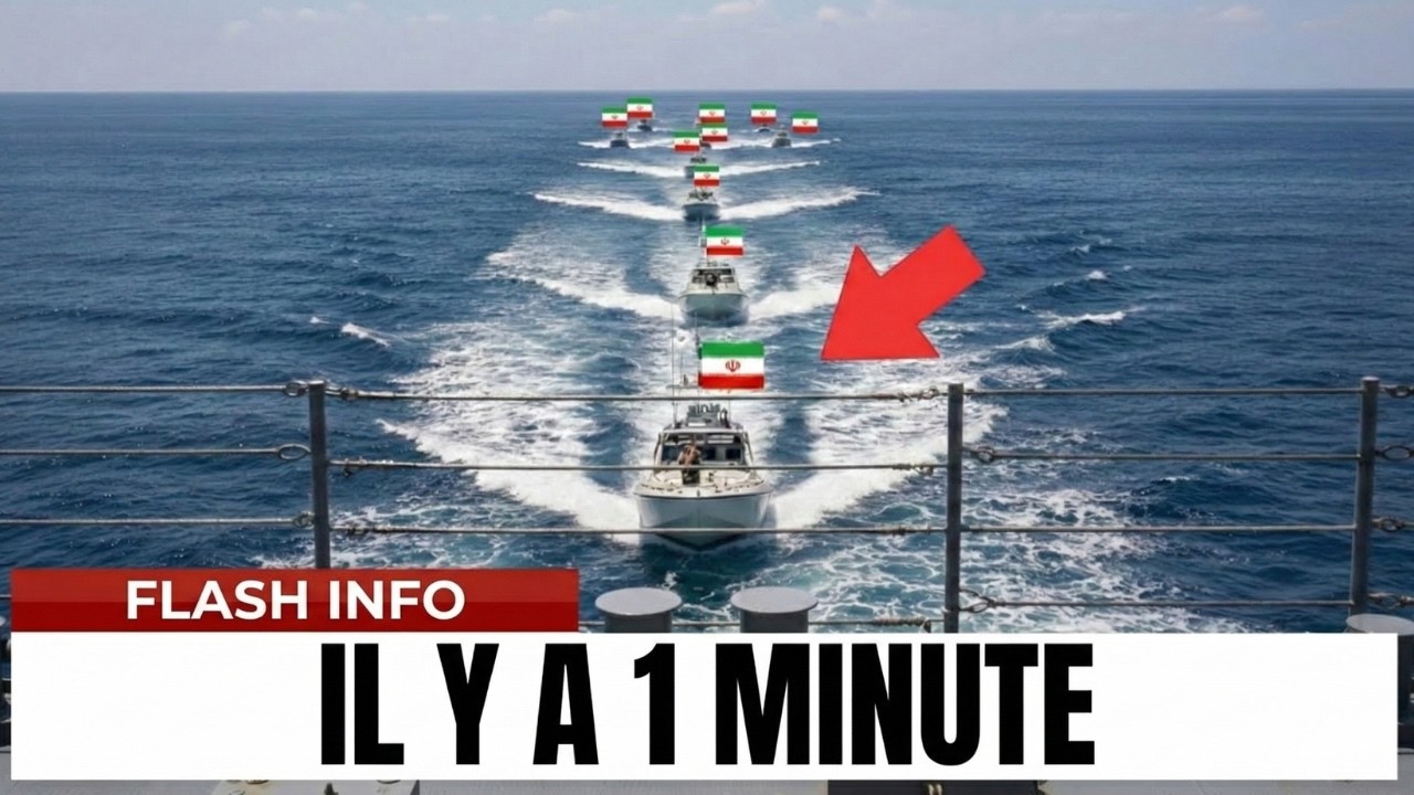 L’Iran Lance 34 Bateaux Contre l’USS Abraham Lincoln — Voici le Résultat