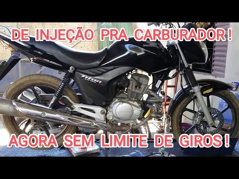 Vídeo: Você pode converter um carburador em injeção de combustível em uma moto suja?