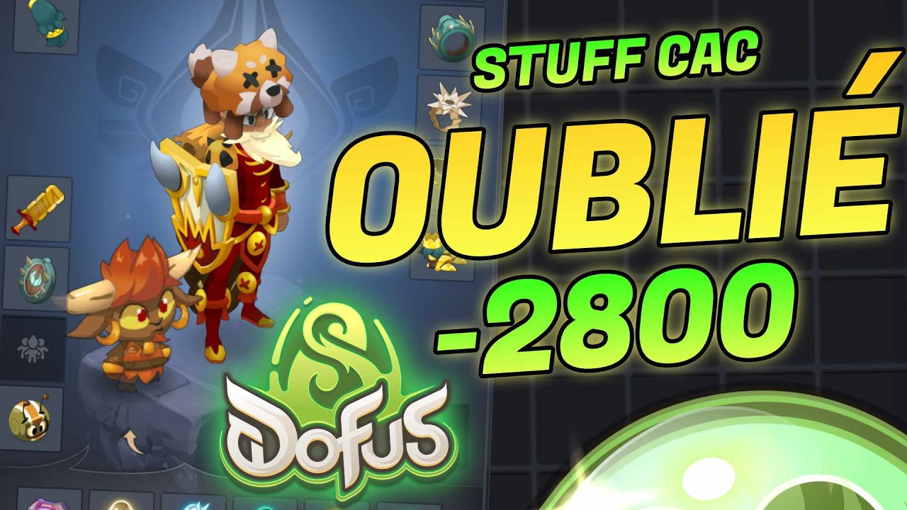 -2800 COMBO CAC MYTHIQUE OUBLIÉ SUR DOFUS 3.5