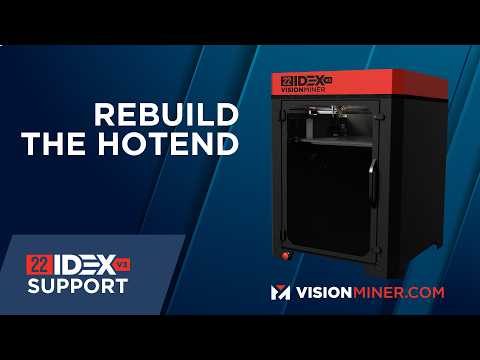 How to Rebuild the Hotend - 22 IDEX V3 Support - YouTube