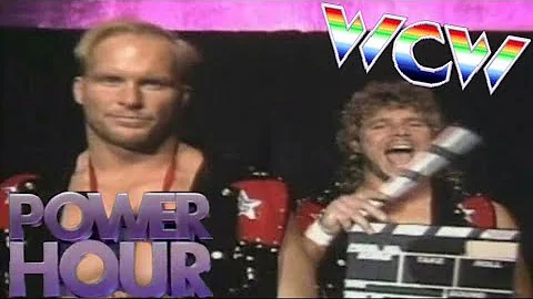 The Hollywood Blonds (Steve Austin & Brian Pillman) win the WCW Tag Team titles - Power Hour 1993