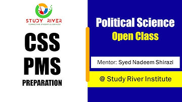 Political Science Open Class with Sir Nadeem Shirazi