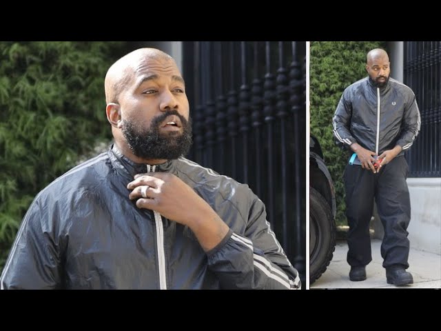 Kanye West Sports Stylish Paul Smith Jacket for Fashion Forward Look