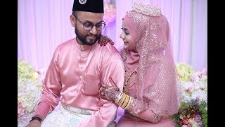 INDIAN MUSLIM WEDDING | Najeeha & Qaizer | Mehendi Night & Solemnisation -  YouTube