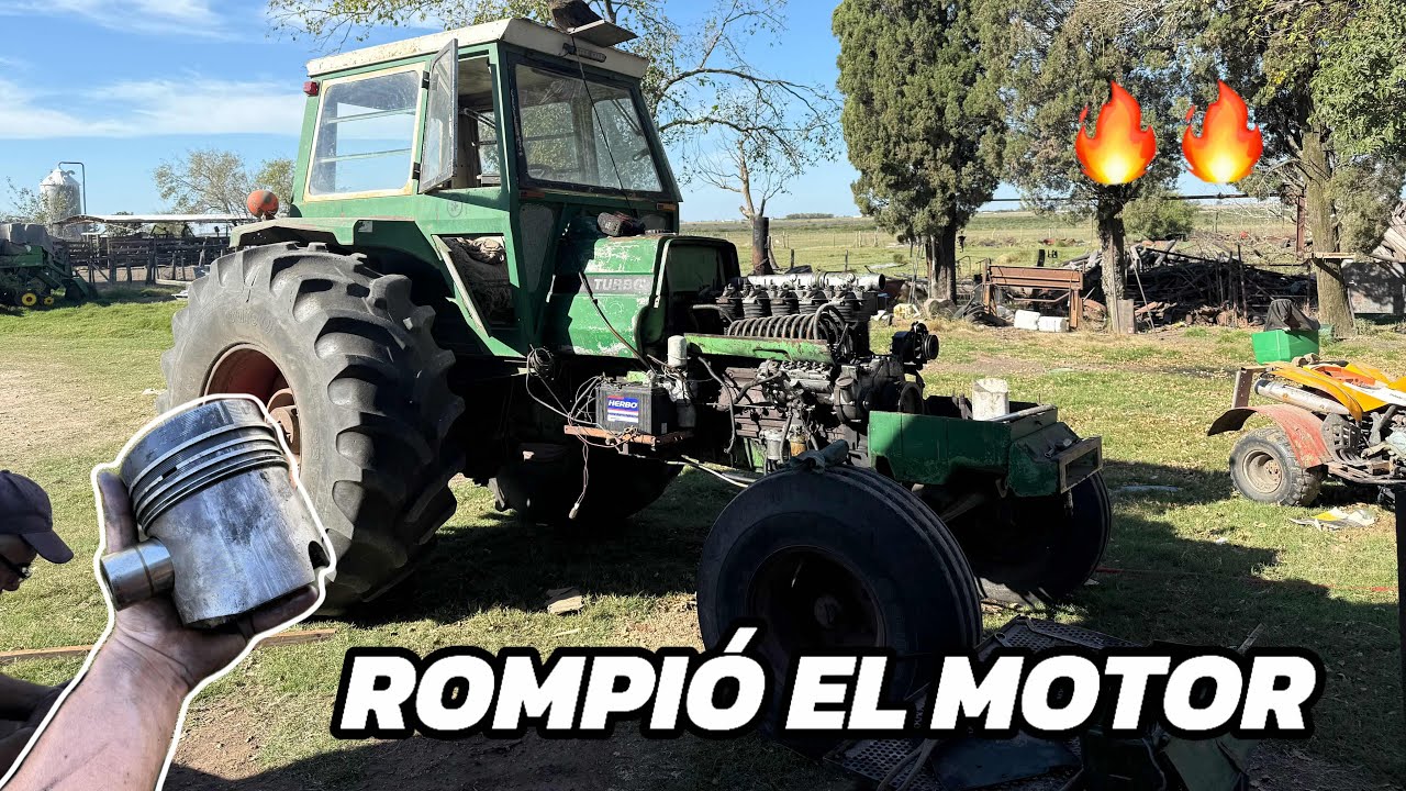 COSECHANDO SOJA, el DEUTZ ROMPIÓ el MOTOR!!! 🤦🏻‍♂️😳, DESARMANDO en PLENA CAMPAÑA