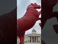 Giant Trojan Horse towers over Trafalgar Square for Christopher Nolan's ‘The Odyssey’