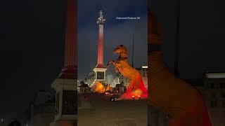 Giant Trojan Horse towers over Trafalgar Square for Christopher Nolans ‘The Odyssey’