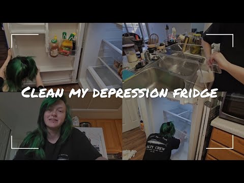Clean my depression fridge with me! | ASMR?