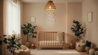 ✨ Cozy Minimalist Nursery Ambience | Calming Baby Room with Soft Light & Gentle Mobile screenshot 4