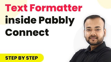 What is Text Formatter in Pabbly Connect and How it is Used?