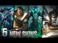 5 NEW RUINED &amp; SENTINEL SKINS - Thresh Miss Fortune Rengar Pyke Graves - League of Legends