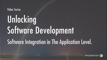 Software Integration in the Application level - E4 Unlocking Software Development