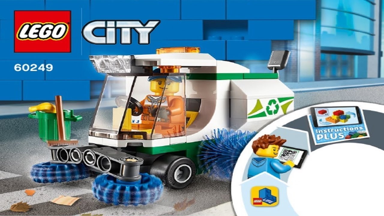 Centralisere Ingen måde Mellemøsten LEGO instructions - City - Traffic - 60249 - Street Sweeper - YouTube