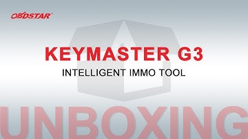 KeyMaster G3 Intelligent IMMO Tool Unboxing Video