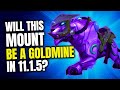 Prepare To Make TONS OF GOLD With This New Mount In 11.1.5! Void-Crystal Panther | WoW Goldfarming