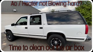 How To Make Your Heater/AC Blow Harder on a 9698 Chevy