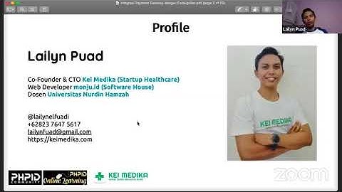 Integrasi Payment Gateway dengan CodeIgniter | Lailyn Puad - CTO keimedika | PHPID-OL#142 (short)