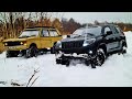 Старый Land Rover LR СТАВИТ НА МЕСТО Toyota Prado 150 ! ... RC OFFroad 4x4