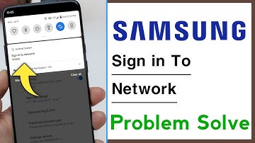 Samsung Sign in To Network Problem Solve