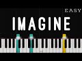 John Lennon - Imagine | EASY Piano Tutorial
