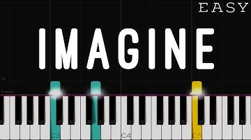 John Lennon - Imagine | EASY Piano Tutorial