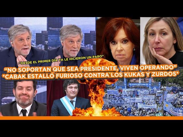 CABAK SALIÓ RE CALIENTE CONTRA LOS OPERADORES DEL KIRCHNERISMO: "NO SOPORTAN A MILEI PRESIDENTE"