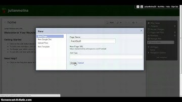How to create a Wiki Spaces account