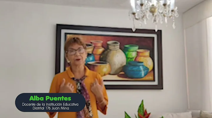 Alba Puentes, docente en el IDE 176 Juan Mina