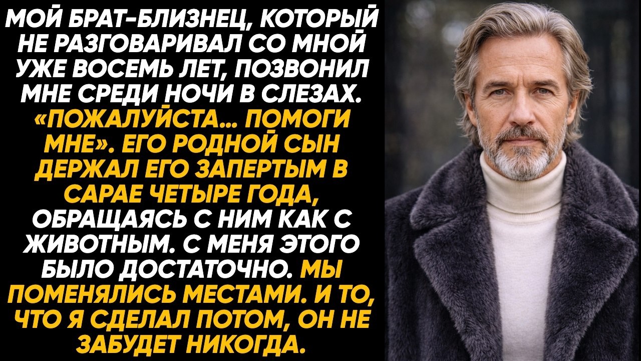 Брата-близнеца держали в сарае четыре года, мы сменили роли — и сын очень горько об этом пожалел...